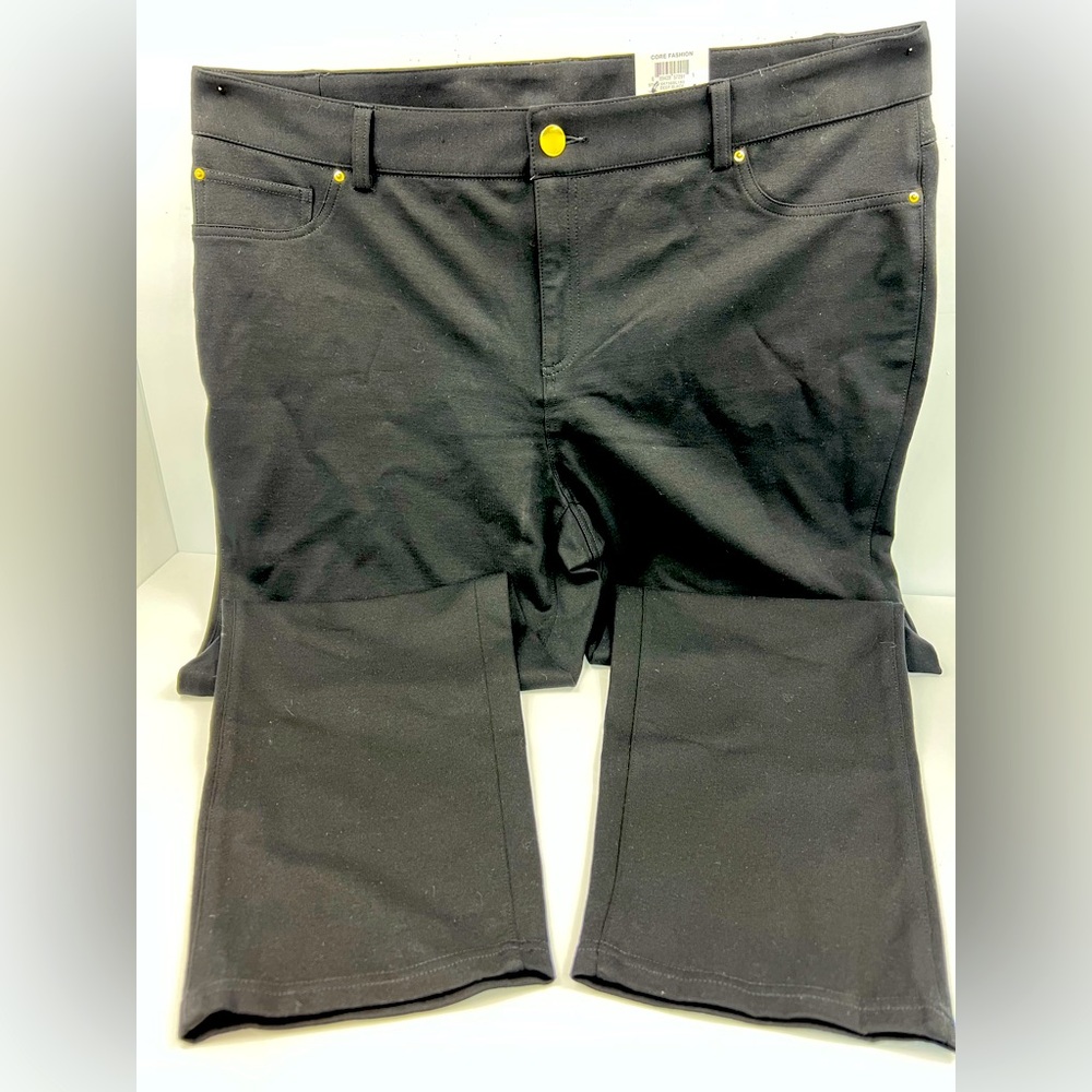 INC INTERNATIONAL CONCEPT, SKINNY LEG, REGULAR, DEEP BLACK,SIZE 20W,WOMENS PANTS